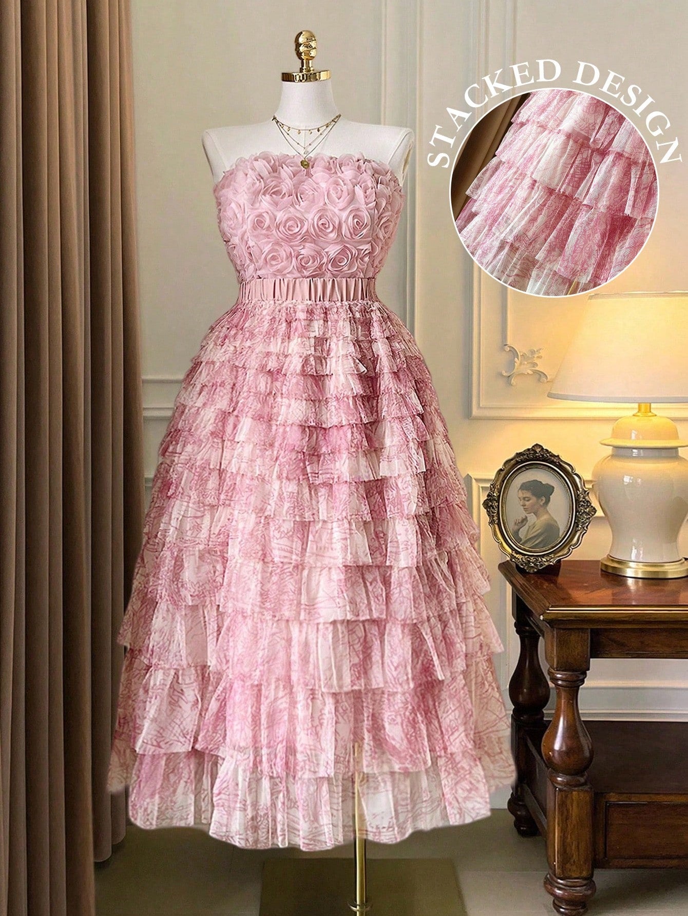 Step out in style with this Elegant Plus Size Tiered Blue Mesh Maxi Skirt. Its flowing tiers and airy mesh fabric create a playful, flattering silhouette perfect for any outing. The vibrant blue adds a splash of fun to your wardrobe while offering comfort and movement all day long. Embrace your curves with confidence and let this skirt be your go-to for effortless chic.