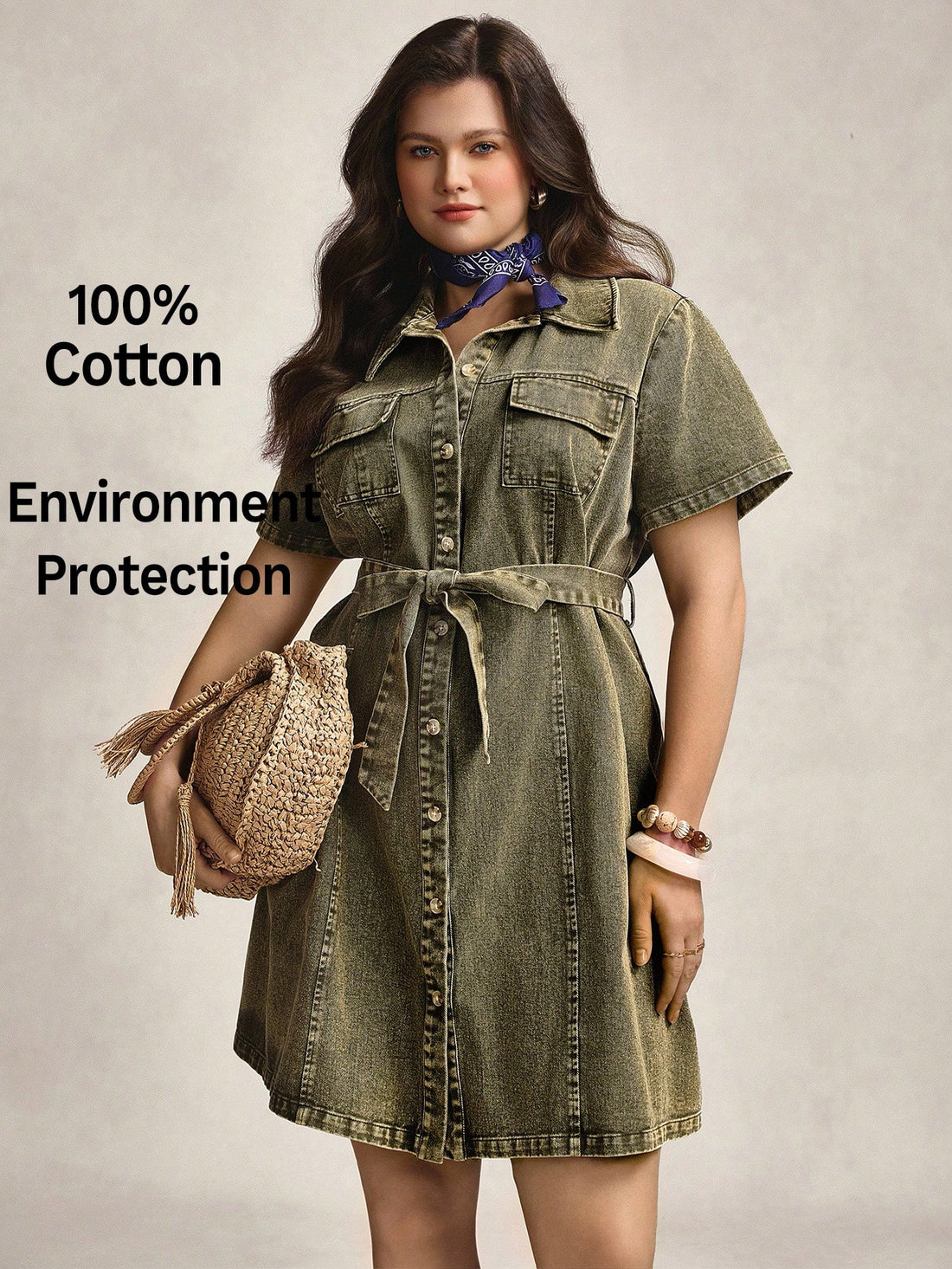 Step out in style with this Elegant Plus Size Vintage Dress, designed to flatter and charm. Featuring a classy front button closure, it’s your go-to for business casual days or a night out on the town. Embrace vintage vibes with a modern twist, all while enjoying a comfortable fit that celebrates your curves. Whether at the office or out with friends, this dress promises to keep things effortlessly chic and fun!