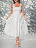 Step into the spotlight with this Elegant Plus Size Vintage Evening Party Dress, designed to dazzle in crisp white. Sparkling rhinestone accents add just the right touch of glam, perfect for spring and summer soirées. Flattering and fun, this dress combines timeless vintage charm with a playful twist, making every moment feel like a celebration. Get ready to turn heads and dance the night away in style!
