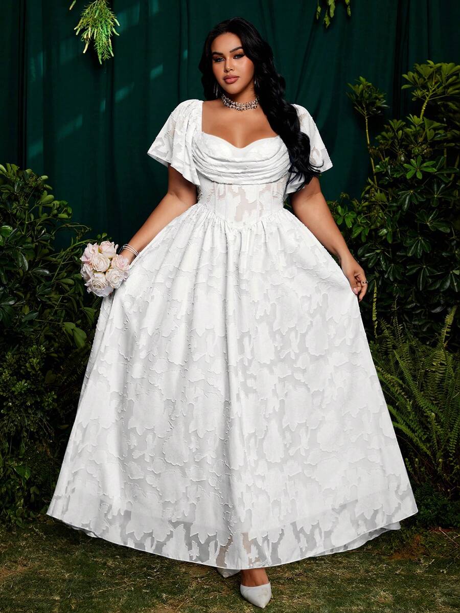 Embrace effortless vacation style with this elegant plus size vintage dress, designed with romantic ruffle sleeves and a beautifully flowy skirt. The relaxed silhouette creates an easy, graceful look that's perfect for warm-weather days, weekend getaways, and special moments under the sun.