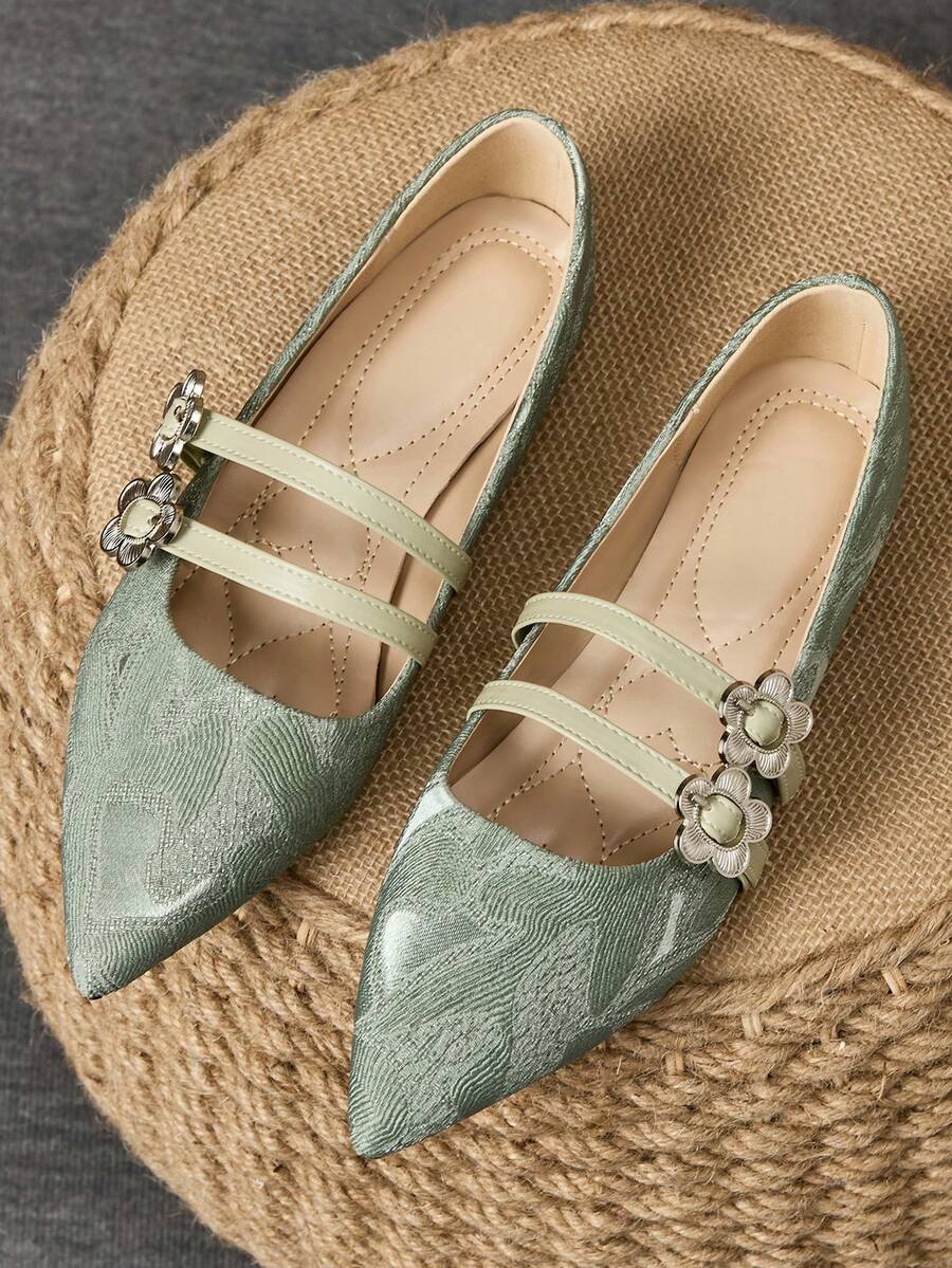 Sophisticated pointed-toe flats designed for the modern woman who values both style and comfort. Crafted from premium leather, these versatile loafers transition seamlessly from office to casual settings. The sleek pointed silhouette elongates the foot while the cushioned insole provides all-day wearability. Perfect for professional environments, weekend outings, or anywhere you need polished elegance without sacrificing comfort. A timeless addition to any wardrobe.