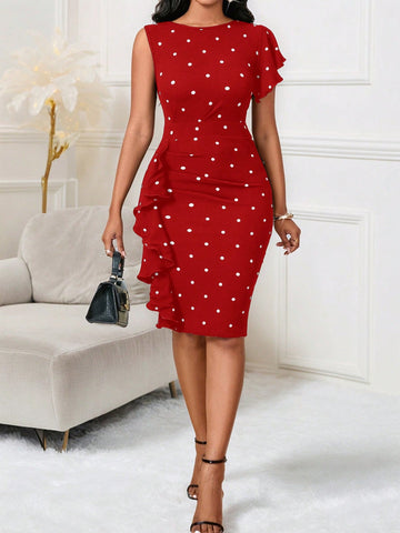 Twirl into hearts and turn heads in this flirty polka dot