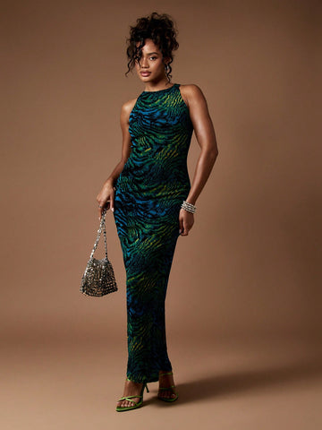Step into the spotlight with this Elegant Racerback Animal Print Maxi Dress, your go-to gown for dazzling party nights and chic wedding celebrations. Designed for fall and winter, its flowing silhouette and bold animal pattern add a wild twist to your festive wardrobe. The racerback cut keeps it flirty and fun, making you feel confidently stunning wherever you go. Embrace the season with a look that’s fierce, fabulous, and utterly unforgettable.