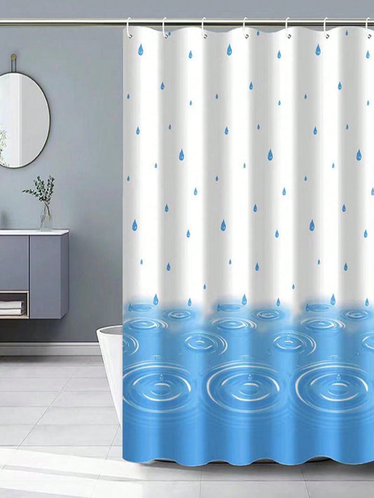 Transform your bathroom into a relaxing spa with our Elegant Rain Drop Pattern PEVA Shower Curtain. Made from high-quality PEVA material, it is not only waterproof but also resistant to mildew, ensuring long-lasting durability. The elegant rain drop pattern will add a touch of sophistication to your bathroom.