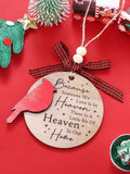 This Elegant Red Cardinal Memorial Ornament is the perfect way to honor and cherish the memory of a loved one. Its intricate design and striking color will serve as a lasting tribute for years to come. Made with high-quality materials, this ornament is a beautiful addition to any holiday decor.