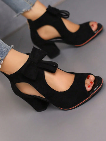 Step out in style with these Elegant Red Suede Bow Knot Peep Toe Sandals. Perfect for sunny days and playful nights, their vibrant red suede and charming bow detail add a flirty touch to any outfit. The peep toe design keeps your feet cool while turning heads wherever you go. Ideal for summer outings, these sandals combine comfort and fun for your most stylish adventures.