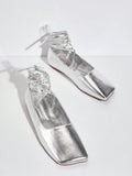 Step into sophistication with these elegant flat shoes, designed for the modern woman who values both style and comfort. Featuring a striking rhinestone trim that catches the light beautifully, these shoes elevate any outfit from casual to refined. The square toe silhouette offers a contemporary edge while providing a comfortable fit for all-day wear. Crafted in a versatile solid color, they pair effortlessly with dresses, jeans, or professional attire. Perfect for work, weekend outings, or special occasion