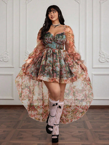 Step out in style with this Elegant Romantic Dress featuring charming floral puff sleeves crafted in a French niche design. Perfect for birthdays or those special formal moments, it brings a playful yet sophisticated vibe that will make you feel unforgettable. Embrace your romantic side and let the delicate details do the talking at your next event.