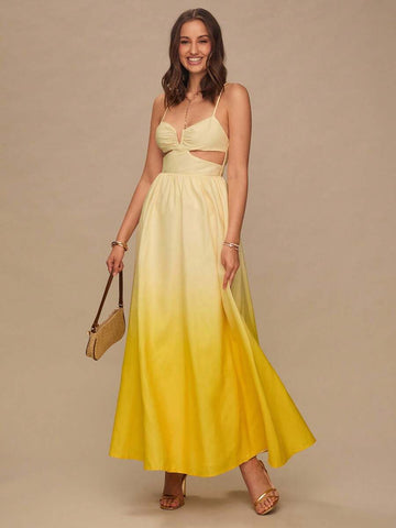 Step into summer with this playful rose pink backless maxi dress, perfect for vacations and special occasions. Its flowing silhouette and vibrant hue bring warmth and charm, while the daring backless design adds a flirty touch. Easy to wear and effortlessly chic, this dress lets you embrace the sun and dance into the night with confidence and style.