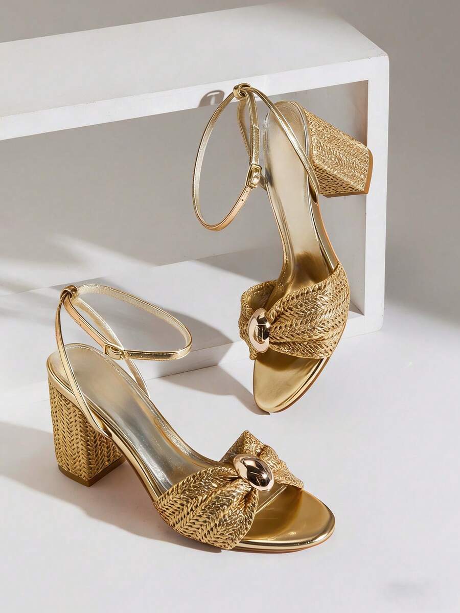 Step into effortless summer style with these elegant round toe block heel ankle strap sandals. Designed for all-day comfort, the sturdy block heel provides reliable support while the adjustable ankle strap ensures a secure, customizable fit. The rounded toe offers a refined silhouette that pairs beautifully with dresses, skirts, or casual outfits. Whether you're heading to brunch, running errands, or enjoying an evening out, these versatile sandals deliver both sophistication and comfort. 