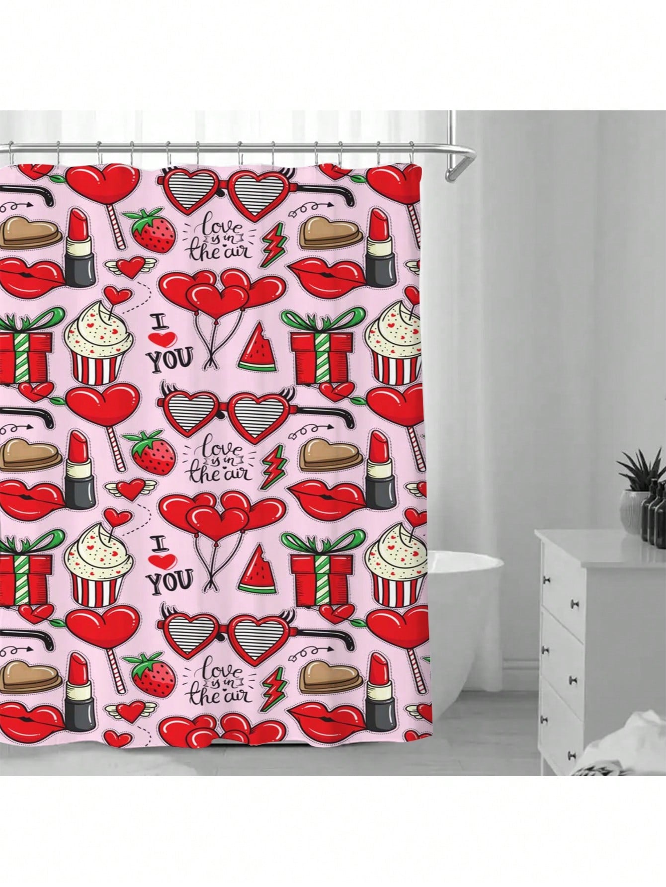 Add a touch of elegance to your bathroom with our Satin Waterproof Shower Curtain. Made for effortless style, this machine washable curtain will keep your bathroom looking beautiful (without any effort). Keep calm and shower on!