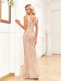Turn heads and sparkle all night in this Elegant Sequin Mermaid Hem Evening Dress. Designed to hug your curves and flow gracefully at the hem, it’s the perfect choice for prom, weddings, or any formal celebration where you want to shine. Feel confident and fabulous as you dance the night away in this dazzling gown that blends glam with a touch of whimsy. Make every moment a sparkling memory!