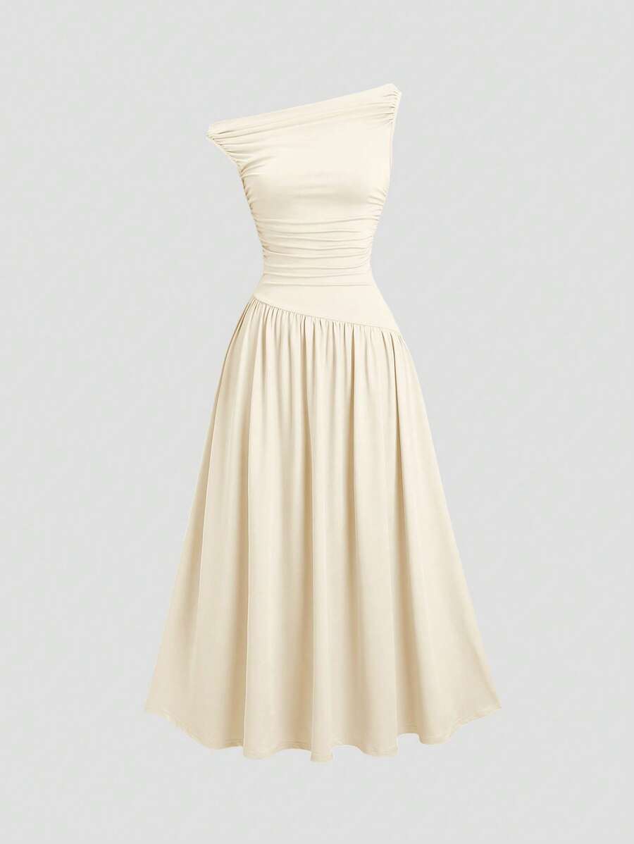 Step into sunshine with this Elegant Sleeveless Pleated Dress, designed to flatter your silhouette with a slim fit that dances with every breeze. Perfect for casual spring and summer days, its playful pleats add a touch of whimsy while keeping you cool and comfortable. Whether you're out for brunch or a stroll in the park, this dress brings effortless charm to your warm-weather wardrobe.