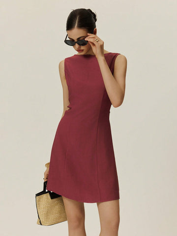 Get ready for summer style with this elegant and effortless jumpsuit! Featuring a stylish sleeveless design and chic circle ring detail, this solid color jumpsuit is perfect for any occasion. Say goodbye to endless outfit planning and hello to easy, stylish dressing!