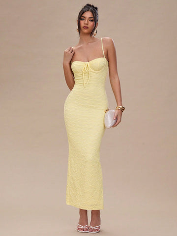 Celebrate your special day in style with our Elegant Solid Color Knitted Long Dress. Featuring a stylish split design, this dress is the perfect birthday outfit for any fashion-forward woman. With its soft and comfortable fabric, you'll look elegant and feel confident all day long.