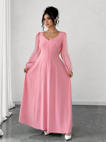 Slip into effortless sophistication with this stunning long-sleeve fitted dress. Crafted in a rich solid color, it's the ultimate wardrobe essential that transitions seamlessly from office to evening. The fitted silhouette flatters your figure while the long sleeves add an elegant touch perfect for cooler seasons. Whether you're dressing up for a special occasion or keeping it casual, this versatile piece delivers timeless style with a modern edge. A true fall favorite that'll have you reaching for it again