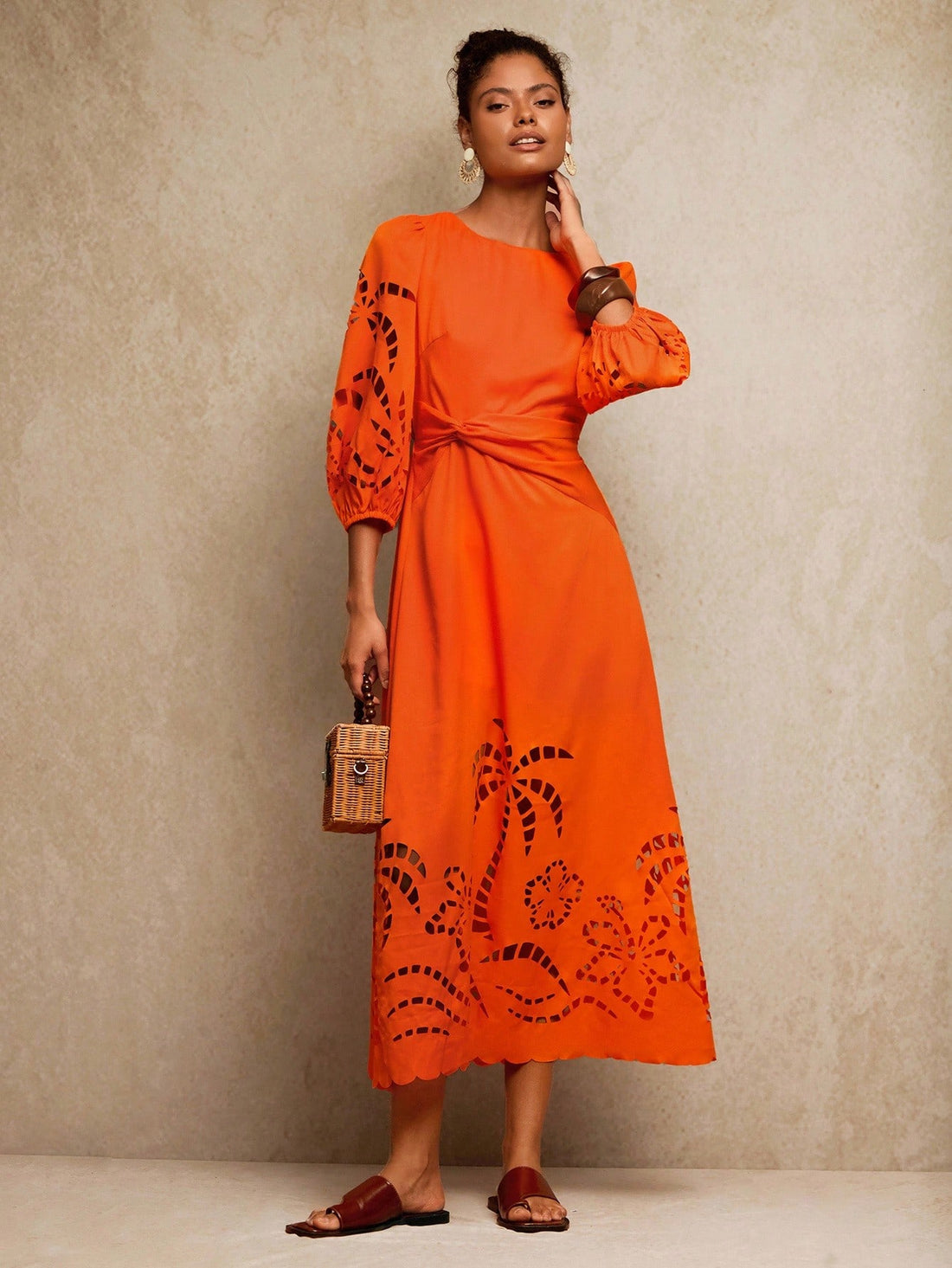 Step into effortless charm with this elegant solid color woven dress, designed to brighten your vacations, holidays, and special moments. Its smooth fabric flows gracefully, offering comfort and style whether you’re beachside or at a festive gathering. Lightweight and flattering, it’s your go-to for turning everyday outings into celebrations of fashion and fun.