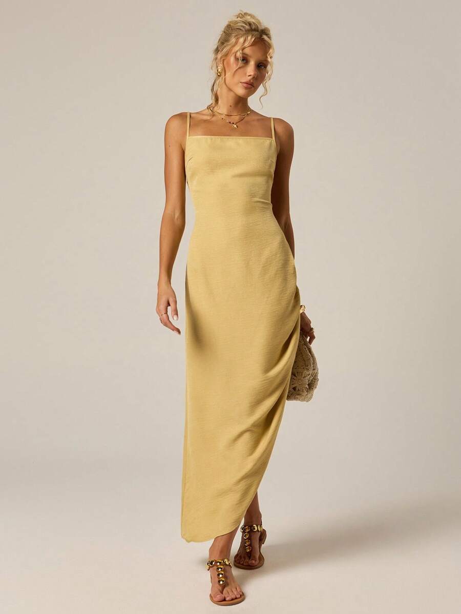 Step into the spotlight with this Elegant Summer Bodycon Dress, a playful nod to 90s style that effortlessly blends casual charm with formal flair. Its sleek silhouette hugs your curves, making it perfect for sunny days or evening soirées. Whether you're out for brunch or dancing the night away, this dress keeps you looking chic and feeling confident all summer long.