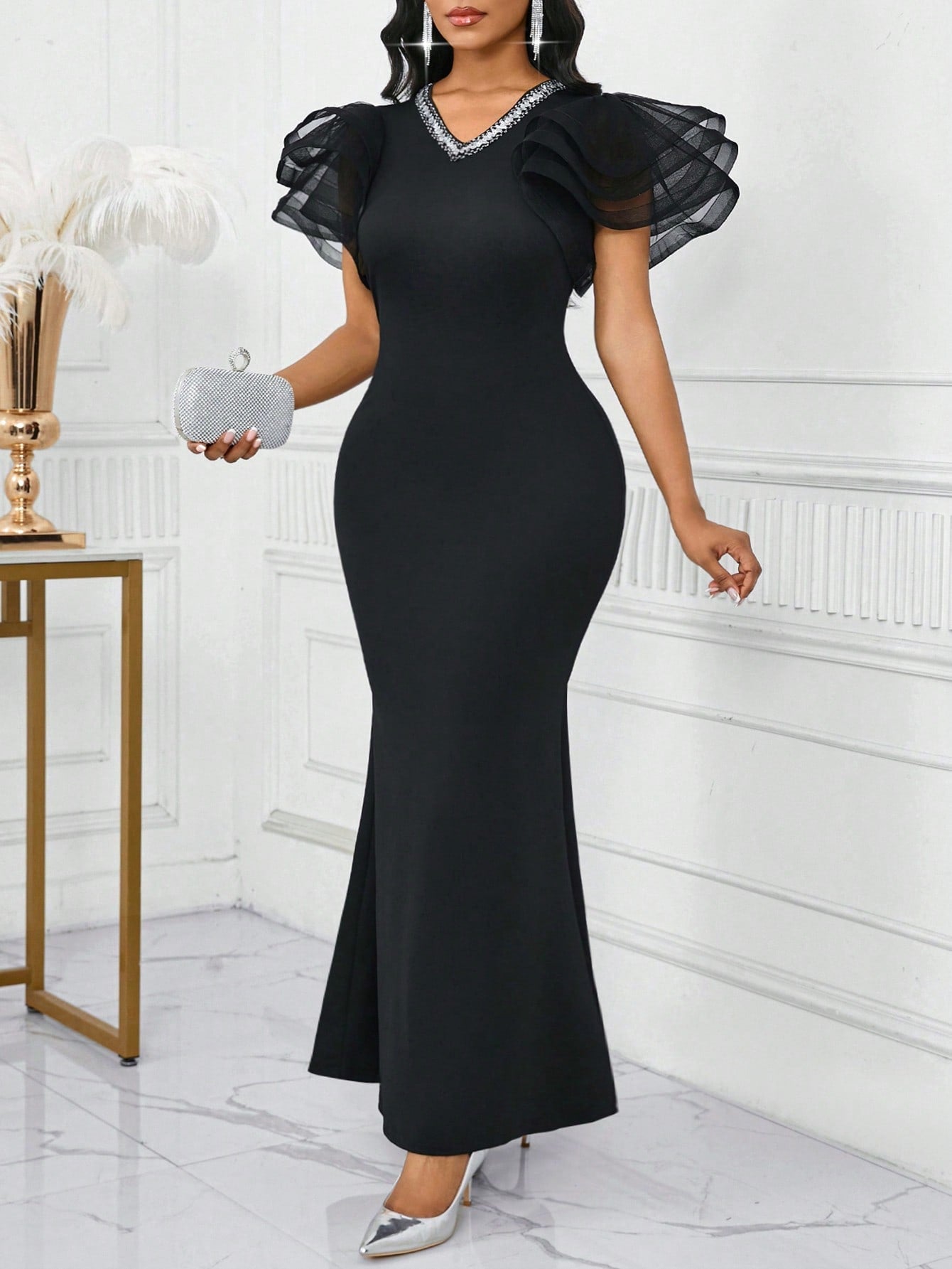 Turn heads this summer with the Elegant Summer Mermaid Hem Dress. Its sleek solid color gracefully hugs your silhouette, flaring out at the hem like a mermaid’s tail for a fun, flirty finish. Perfect for sunny days and warm nights, this dress combines timeless style with a playful twist to keep you looking effortlessly chic wherever you go.