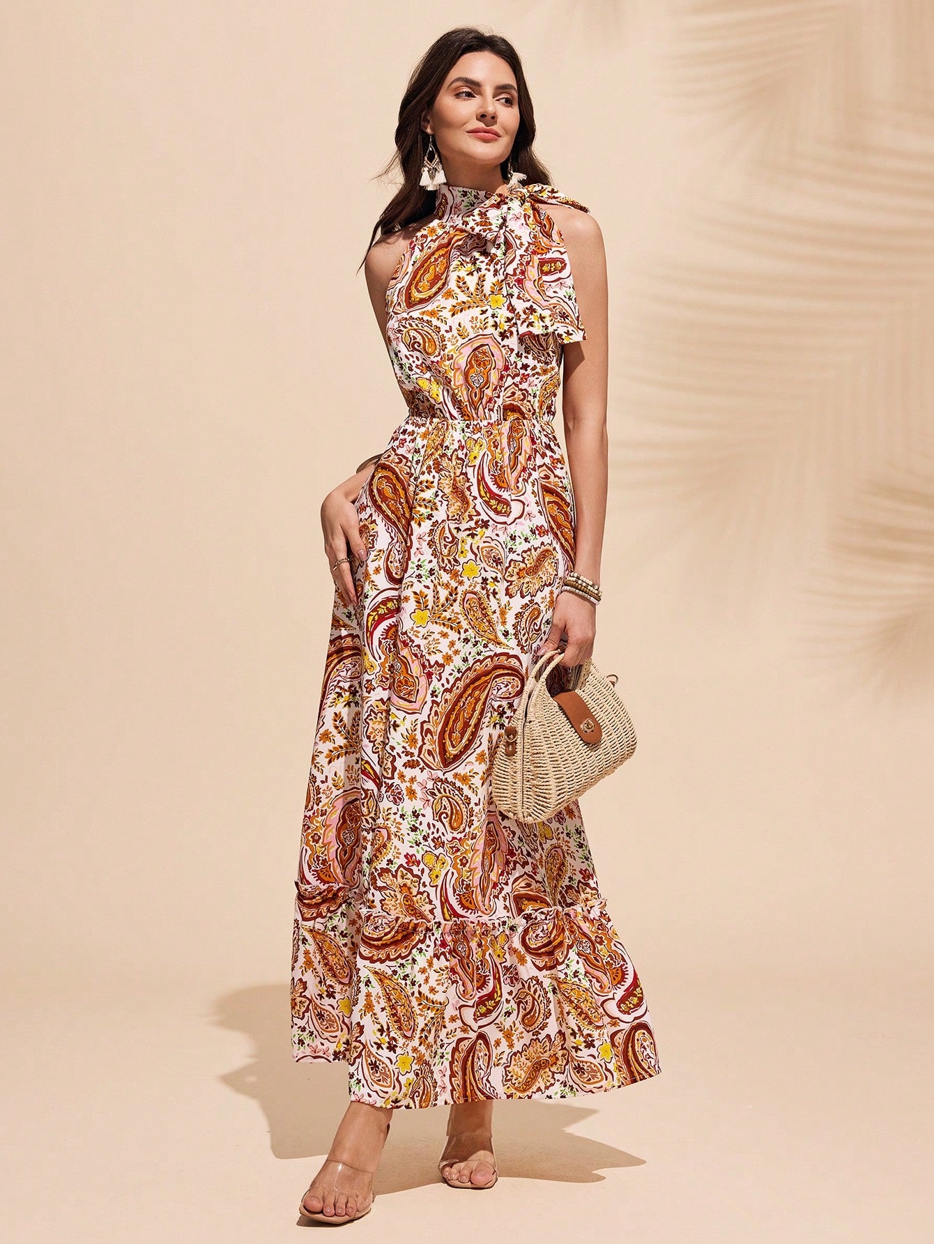 Get ready to slay summer fashion with this Elegant Ruffled Collar Dress! This dress is not only stylish but also perfect for any occasion. The ruffled collar adds a touch of elegance while the lightweight material keeps you cool. A must-have fashion choice for any women's wardrobe!