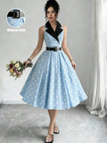 Printed midi dress view 1