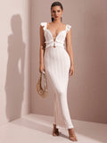 Why settle for a basic graduation outfit when you could strut in this Elegant Summer White Crochet Off-Shoulder Dress? The hollow-out back adds a flirty touch while the crochet detailing provides a touch of elegance. Perfect for showing off your stylish side and turning heads at your graduation ceremony. (No more boring graduation attire for you!)