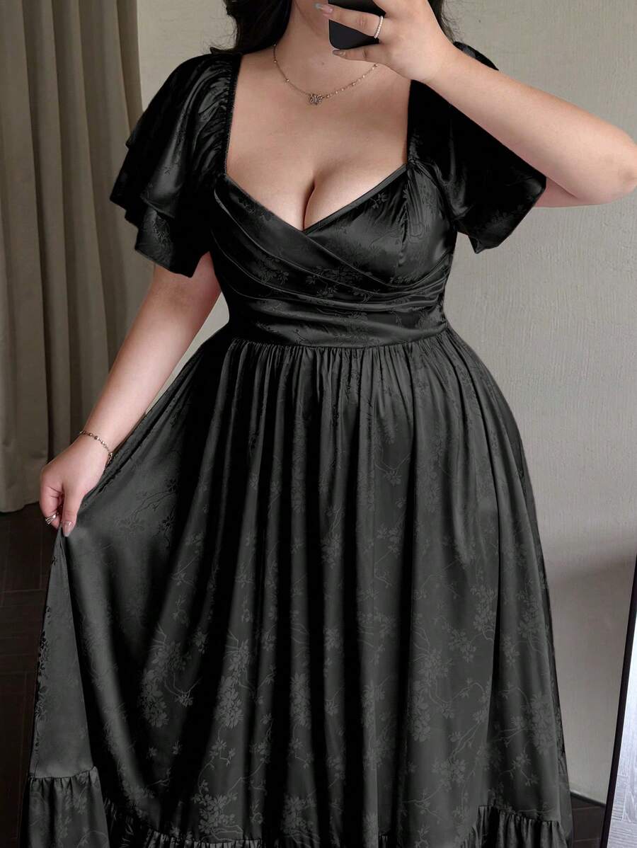 Step into timeless charm with this Elegant Vintage French Style Tea-Length Dress. Featuring playful ruffled sleeves and a flattering princess waist design, it effortlessly blends classic elegance with a fun, flirty vibe. Perfect for garden parties or afternoon tea, this dress brings a touch of vintage romance to your wardrobe.