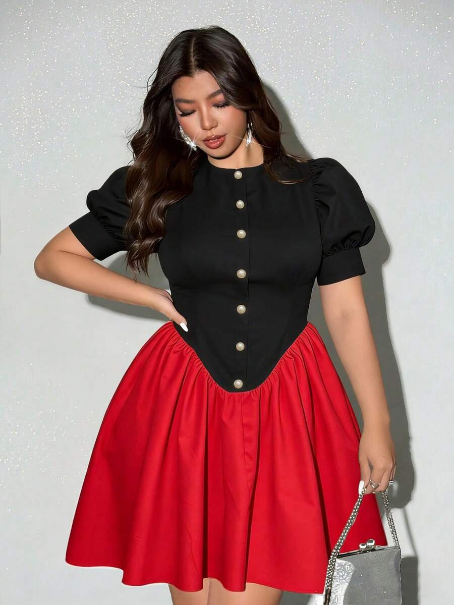 Bring timeless charm to your warm-weather wardrobe with this elegant vintage plus size summer dress, designed with feminine petal sleeves and a graceful silhouette. The delicate sleeve detail adds a romantic touch, while the relaxed yet polished shape offers comfortable movement for all-day wear. Perfect for summer parties, vacation getaways, brunch dates, garden gatherings, family celebrations, and casual outdoor events, this dress transitions effortlessly between relaxed and dressy settings. 