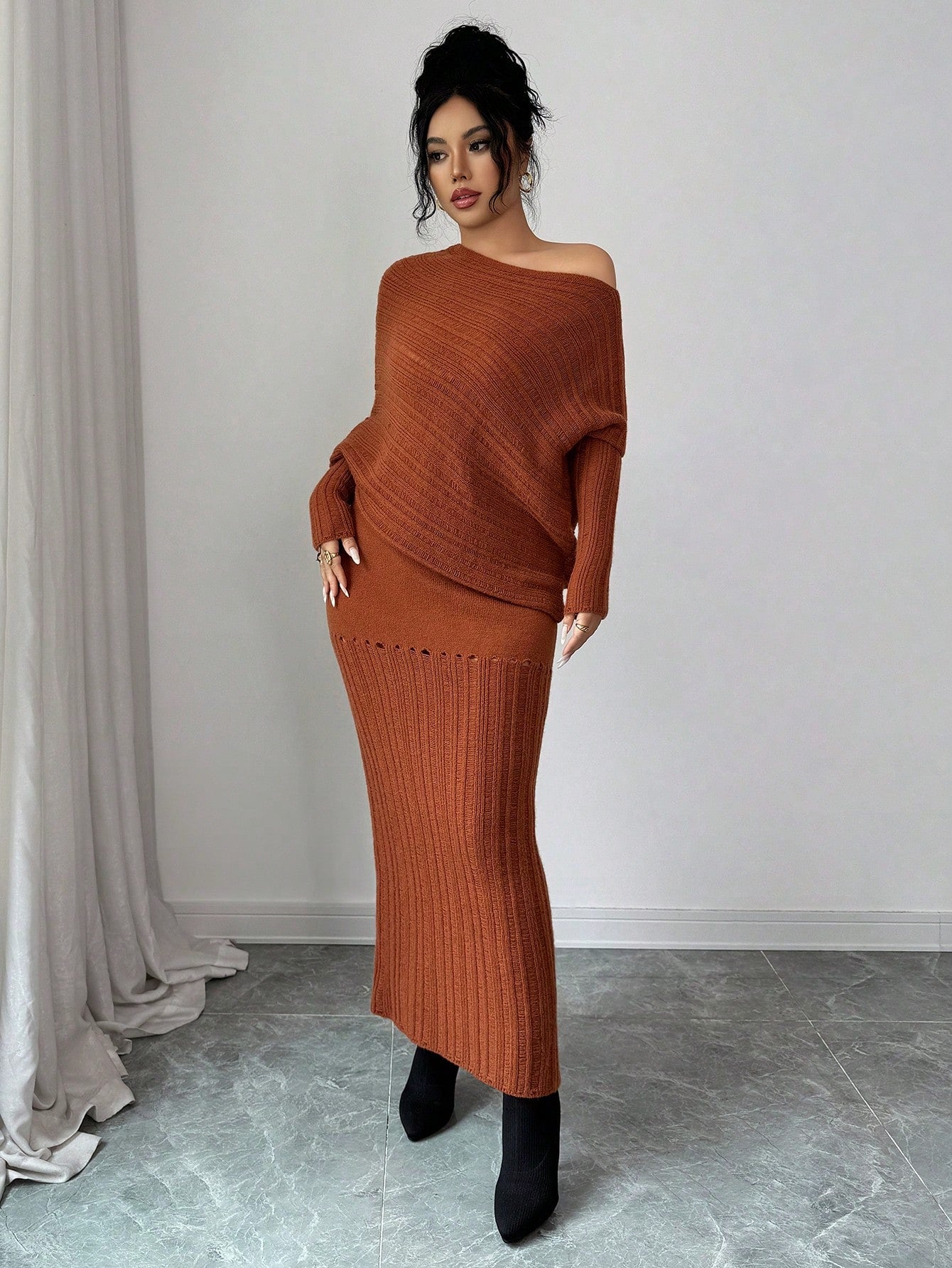 Embrace Scandinavian sophistication with this stunning vintage-inspired dress that effortlessly transitions from boardroom to evening soirée. Crafted with timeless Stockholm elegance, this piece features a flattering silhouette perfect for winter layering. Whether you're powering through your workday or turning heads at a holiday gathering, this versatile dress delivers understated glamour with a playful twist. The classic design pairs beautifully with everything from minimalist accessories to bold statemen