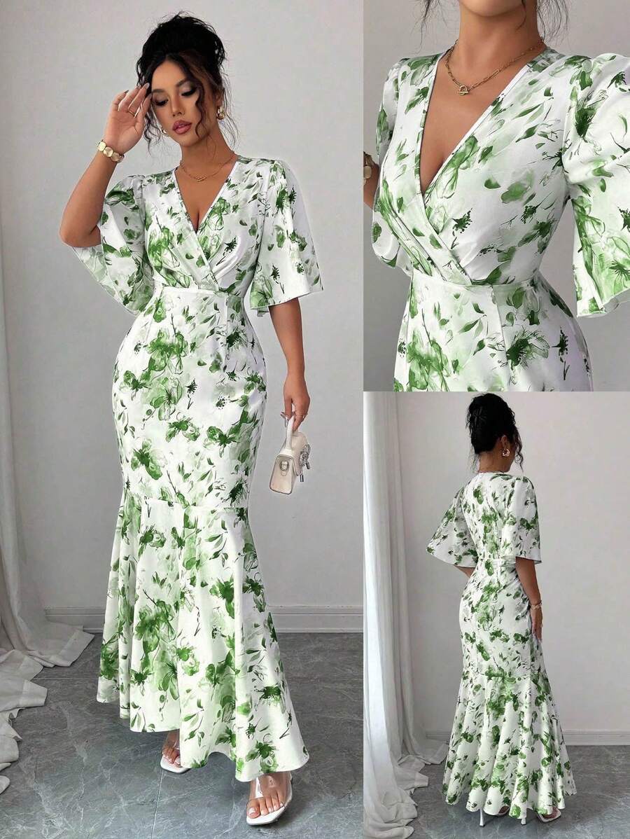 Step into spring and summer with effortless style in this stunning tie-dye floral bodycon dress. The vibrant, hand-painted aesthetic brings vintage charm to any vacation wardrobe, while the fitted silhouette flatters your curves beautifully. A playful ruffle hem adds movement and personality, perfect for beach strolls, resort dinners, or spontaneous adventures. Whether you're lounging poolside or exploring tropical destinations, this dress transitions seamlessly from day to night. Comfortable, eye-catching,