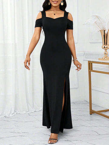 Dazzle and delight at your next wedding celebration with this head-turning guest dress! Designed for the woman who loves to make an entrance without upstaging the bride, this elegant number transitions seamlessly from ceremony to dance floor. Perfect for holiday weddings when you want to look festive without resembling a Christmas ornament. Prepare for compliments and "where did you get that?" whispers all evening long!