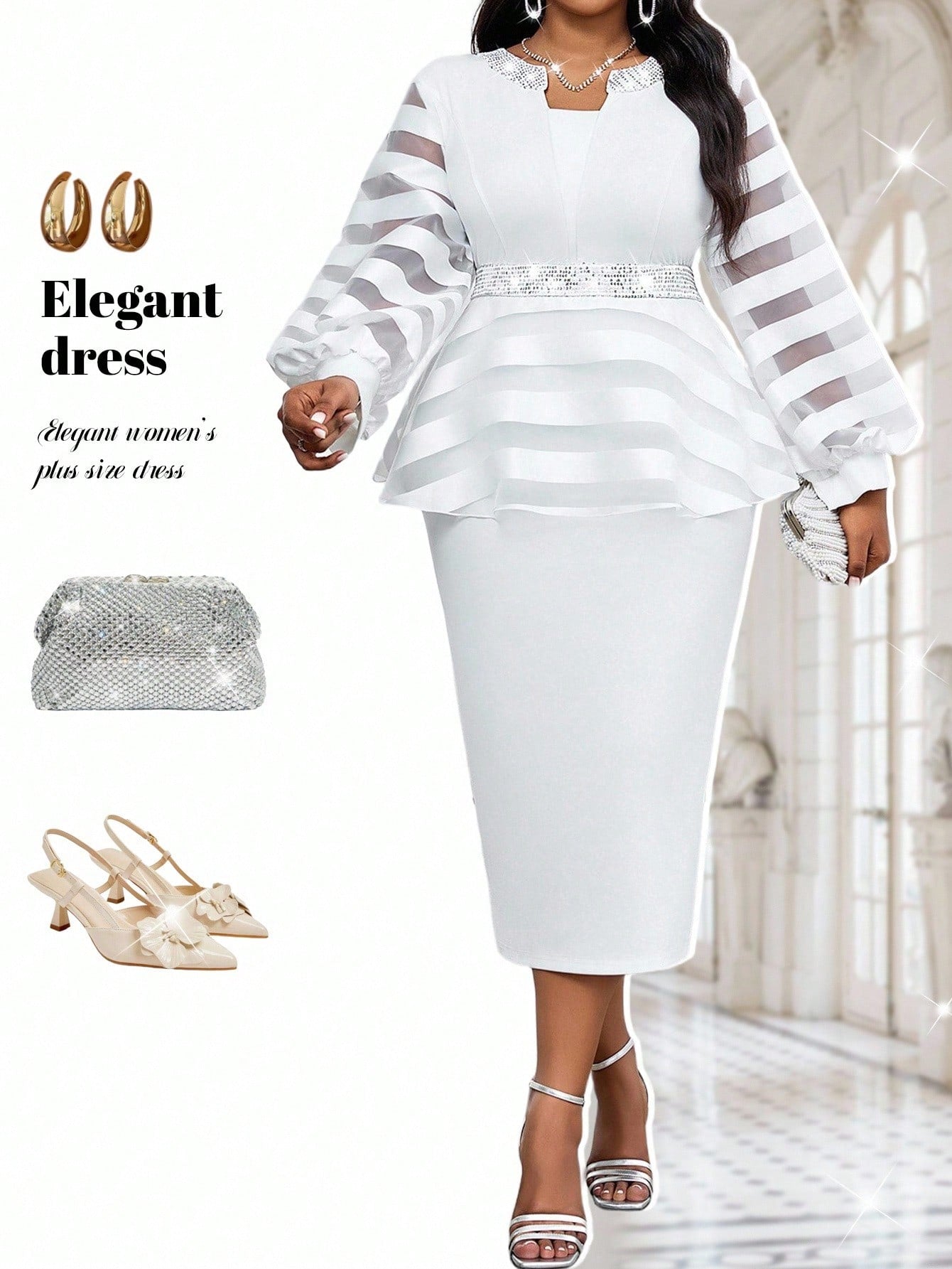 Slip into sophistication with this stunning white knitted bodycon dress—your new go-to for everything from autumn weddings to office moments that deserve a little extra polish. The figure-hugging silhouette flatters every curve while the crisp white knit keeps things fresh and timeless. Whether you're celebrating with loved ones or turning heads at the conference table, this versatile piece transitions seamlessly from day to night. Pair it with heels for evening glamour or sneakers for effortless chic. Beca