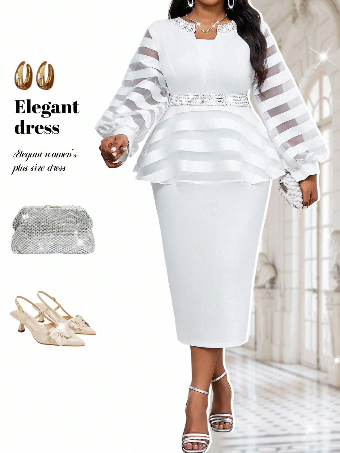 Slip into sophistication with this stunning white knitted bodycon dress—your new go-to for everything from autumn weddings to office moments that deserve a little extra polish. The figure-hugging silhouette flatters every curve while the crisp white knit keeps things fresh and timeless. Whether you're celebrating with loved ones or turning heads at the conference table, this versatile piece transitions seamlessly from day to night. Pair it with heels for evening glamour or sneakers for effortless chic. Beca