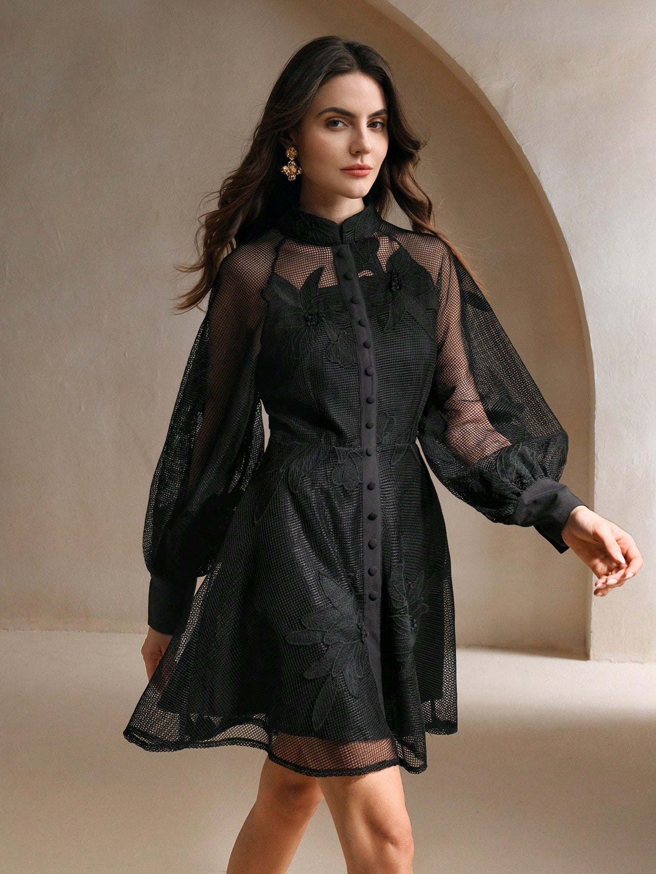 Step out in style with this Elegant White Lace Lantern Sleeve Dress, designed to brighten your commute with a touch of whimsy. The delicate lace and charming lantern sleeves add a playful flair, making every journey feel like a special occasion. Comfortable yet chic, it’s your new go-to for turning heads on the way to work or weekend adventures.