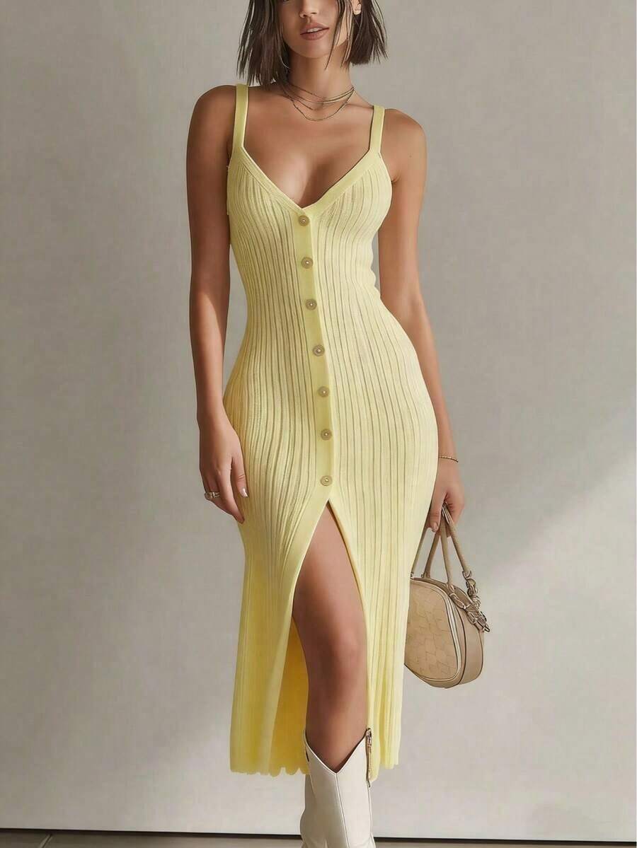 Effortless elegance meets summer comfort in this sleeveless white dress. The clean, minimalist silhouette pairs with a subtle side slit for movement and style. Perfect for casual getaways, garden parties, or relaxed holiday gatherings. The breathable fabric keeps you cool while the timeless white hue works with any accessory. Dress it up with heels and jewelry or down with sandals for versatile, all-season wear.