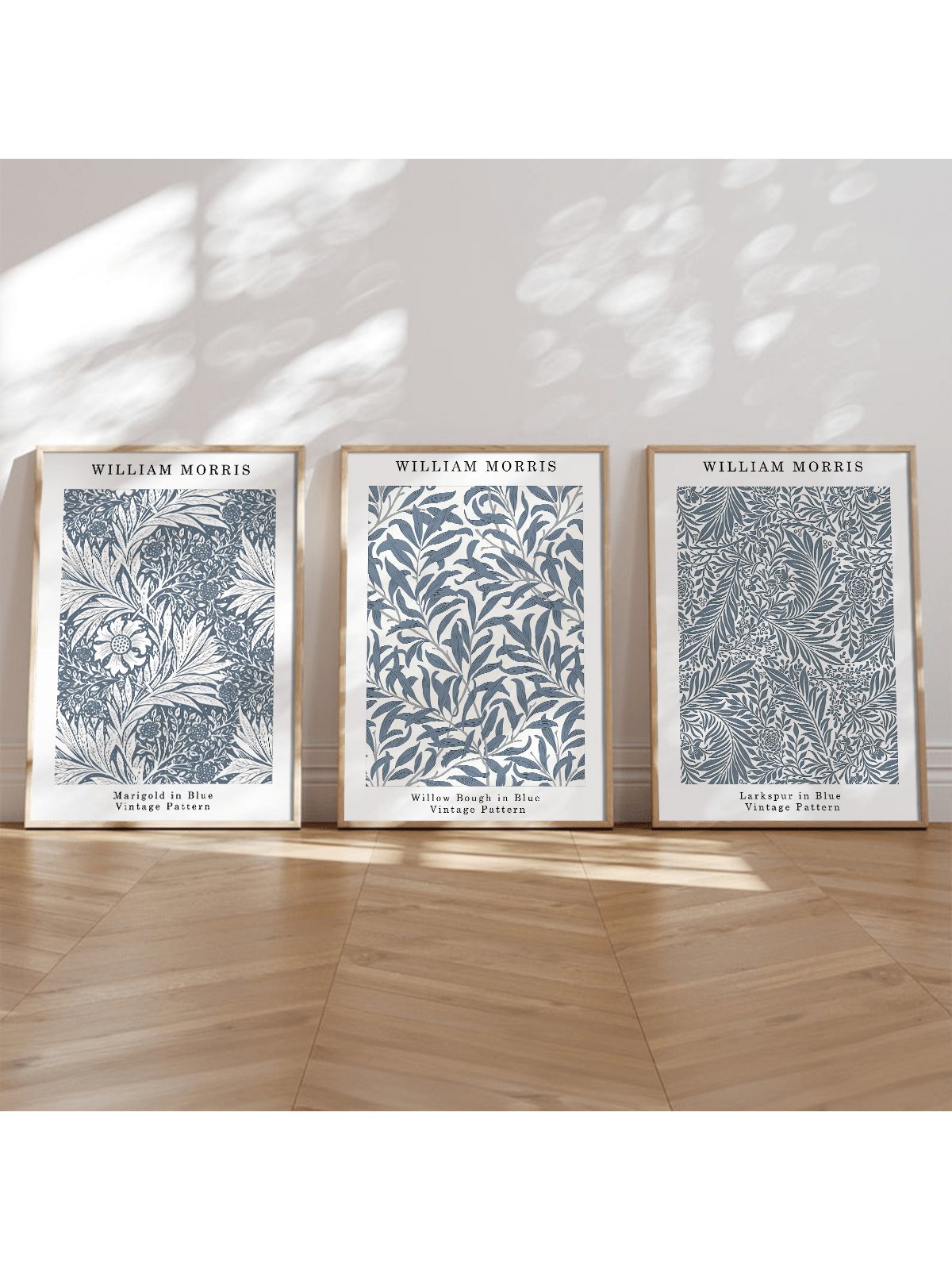 Bring a splash of whimsy to your walls with this Elegant William Morris Botanical Canvas Set. Featuring charming blue floral designs, it’s the perfect playful twist to freshen up any modern space. Watch your room bloom with style and personality!