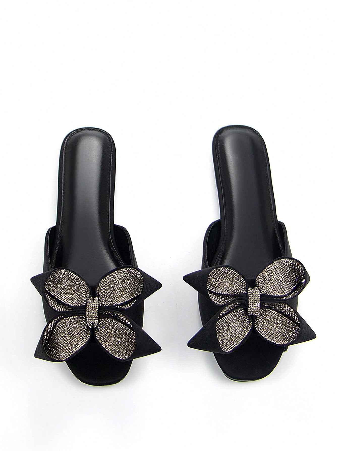 Step into style with our Wine Red Rhinestone Flower Bow Flat Mules! These sassy sandals bring the party wherever you go with their eye-catching rhinestone flower bow. Crafted from comfy Lycra that hugs your feet just right, they're your new BFFs for both casual days and nights out. Who says you can't dance all night in flats? These mules prove you absolutely can!