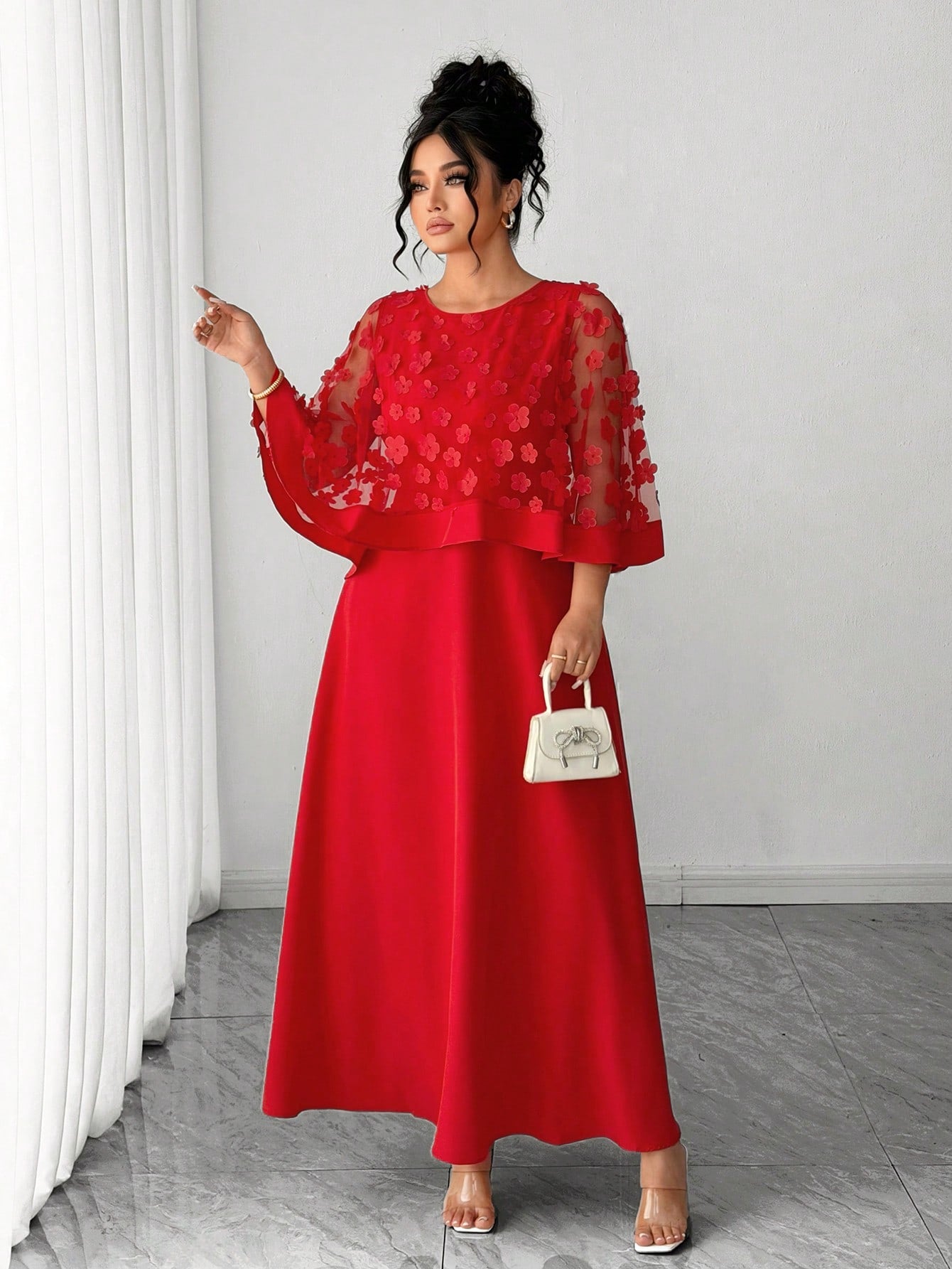 Elevate your special moments in this stunning autumn dress that effortlessly transitions from weddings to birthday celebrations and beyond. Crafted with elegance in mind, this piece features a sophisticated silhouette that flatters every figure while maintaining that perfect balance of grace and charm. The rich, seasonal tones complement the cooler months beautifully, making it your go-to choice for any occasion that calls for a touch of glamour. Slip into confidence and let this dress do the talking at you