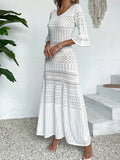 Experience the breathtaking fusion of artisanal knit heritage and sharp, modern architectural tailoring. This stunning minimalist white ensemble is meticulously designed for the woman who values a high-fashion, 