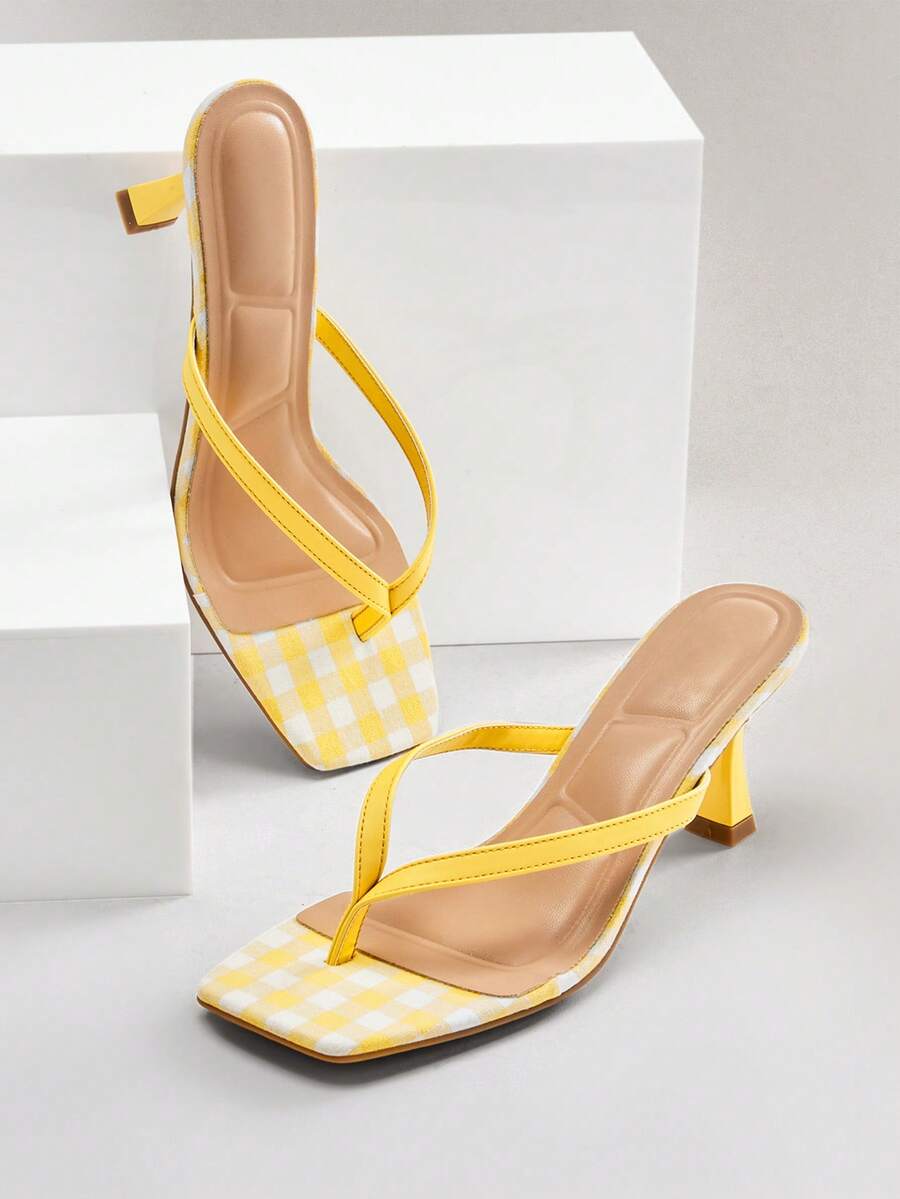 Elevate your everyday style with these elegant women's kitten heel thong sandals. Featuring a refined low heel that's comfortable for all-day wear, these versatile sandals transition seamlessly from casual outings to special occasions. The classic thong design offers timeless appeal, while the kitten heel adds a touch of sophistication without sacrificing comfort. Perfect for summer days, holiday celebrations