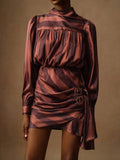 Elevate your wardrobe with this stunning mandarin collar dress that's equal parts chic and charming! The classic mandarin neckline adds an instant touch of sophistication, while the convenient clasp closure makes getting ready a breeze. Perfect for date nights, cocktail parties, or whenever you want to feel fabulous, this short dress flatters every figure and pairs beautifully with heels or flats. Whether you're heading to brunch with friends or a special evening out, this versatile piece is your new go-to 