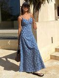 Step into summer with this playful midi-length lace jacquard slip dress, designed to bring floral charm to your cruise wardrobe. Its delicate lace details and flattering silhouette make it the perfect sundress for sunny days and ocean breezes. Light, elegant, and effortlessly stylish, this dress will have you twirling through warm evenings with a smile.