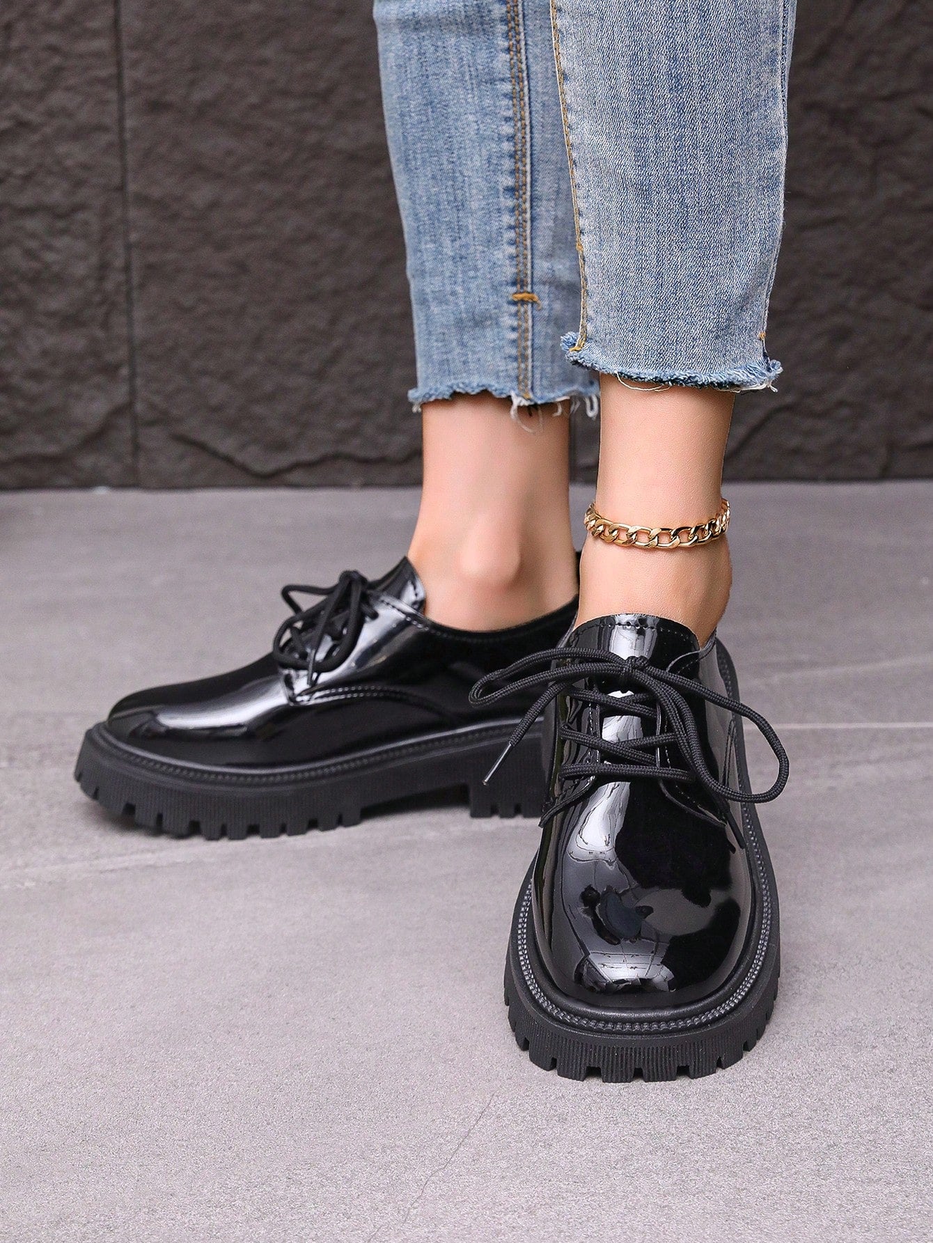 Elevate Your Style: 2024 English Leather Platform Oxfords for Women ...