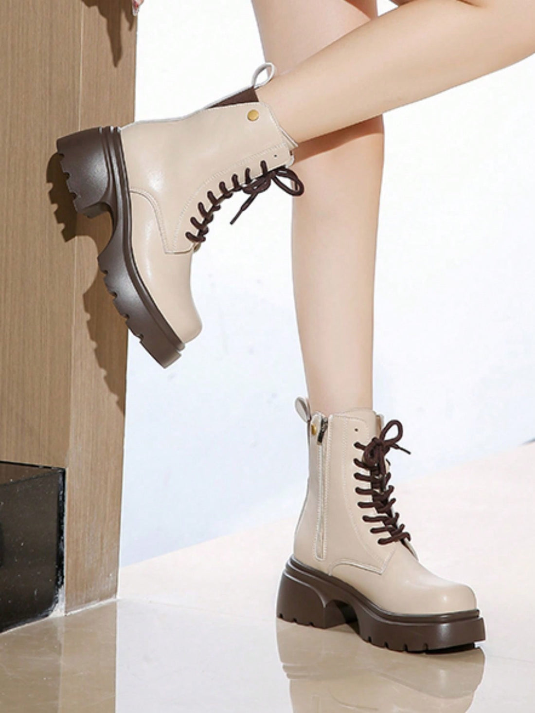 Upgrade your fashion game with our latest Chunky Heel Short Boots for Women. These boots not only elevate your style, but also provide comfort and stability with their chunky heel design. Step out in confidence and turn heads with these trendy and functional boots.