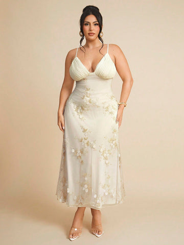 Step into the spotlight with this Plus Size Elegant Deep V Ruched Maxi Dress—designed to flatter your curves and turn heads at any wedding or special event. The playful ruched detailing hugs your silhouette beautifully, while the daring deep V neckline adds just the right touch of intrigue. Flowing effortlessly to the floor, this maxi dress promises both comfort and confidence for your unforgettable moments.