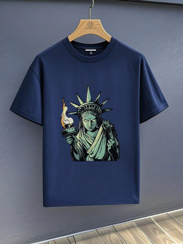 Make a statement this summer with our Determined Liberty Cotton Top! This stylish top not only elevates your summer look, but also symbolizes strength and American ideals. Don't just dress up, dress with purpose!