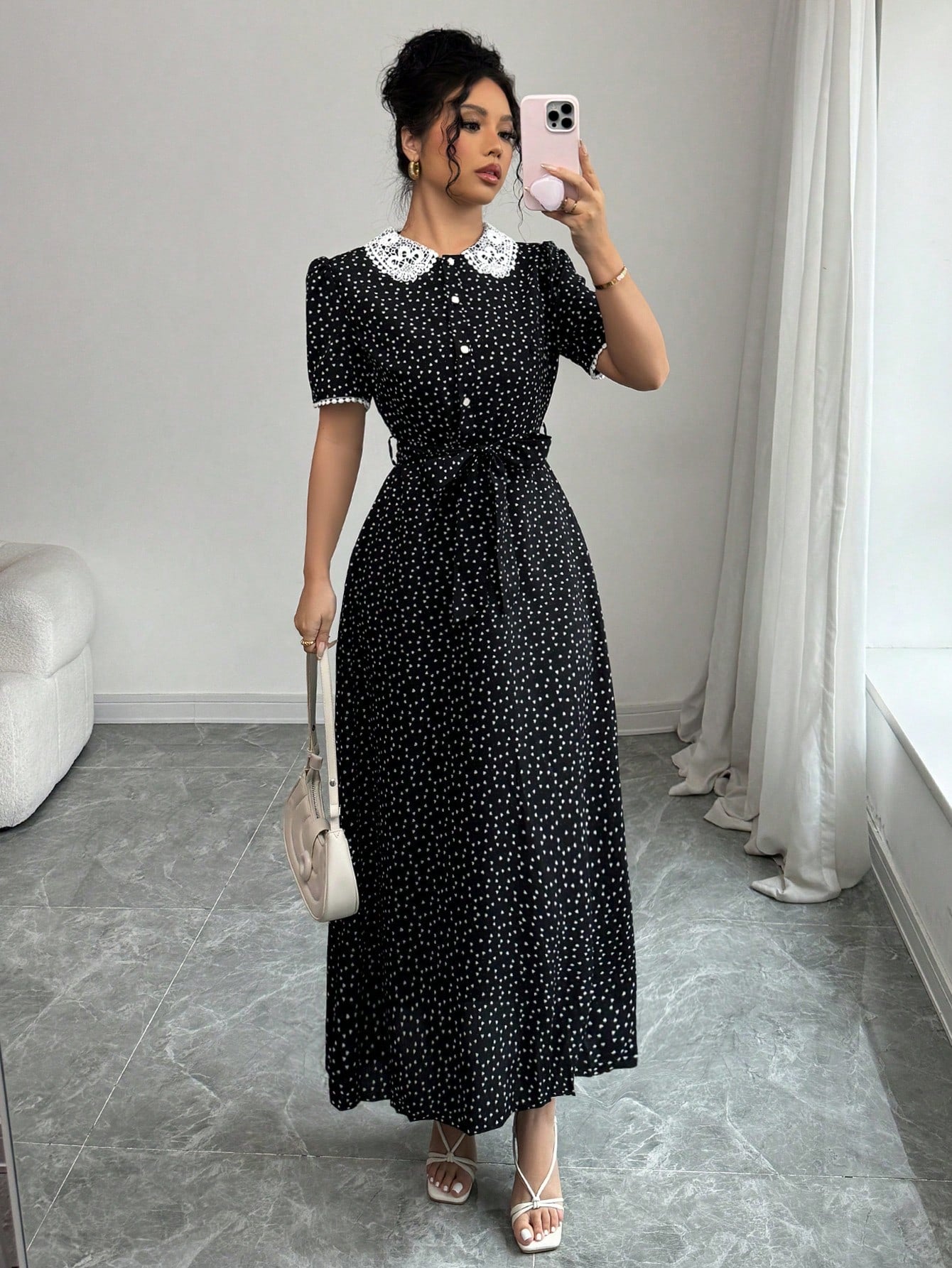 Slip into effortless chic with this breezy minimalist dress! Perfect for sunny days, this short-sleeve wonder transitions seamlessly from beach strolls to dinner dates. The clean lines flatter every figure, while the lightweight fabric keeps you cool when temperatures soar. Mix with sandals or heels to create countless summer looks that'll have everyone asking, "Where'd you get that dress?"