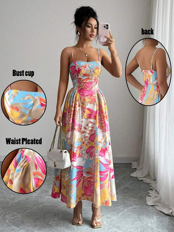 Elevate your Summer 2026 wardrobe with this women's elegant floral print maxi dress, a quintessential blend of grace and effortless style. Featuring a stunning botanical motif and a sweeping floor-length silhouette, this dress is meticulously crafted from lightweight, breathable fabric that drapes beautifully and keeps you cool during sun-drenched beach vacations or warm city strolls. The sophisticated cut offers a flattering fit for all-day wear, transitioning seamlessly from a relaxed morning brunch to an