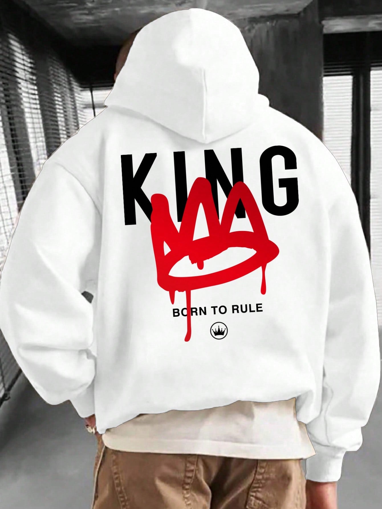 Stay warm and stylish with our Men's Slogan Print Hoodie. Made for embracing casual coolness, this hoodie features an eye-catching slogan print that adds a trendy touch to any outfit. Crafted with quality materials, it's the perfect addition to your wardrobe for a comfortable and fashionable look.