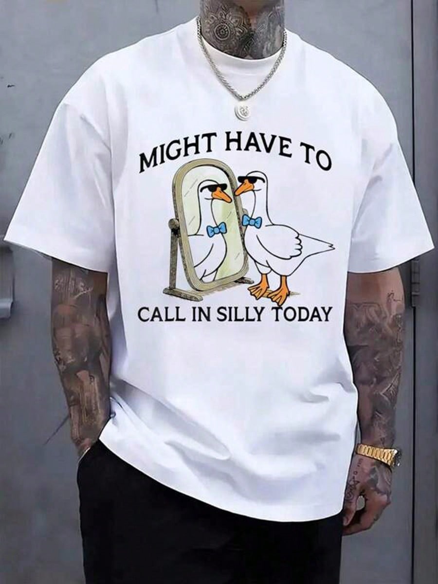 Get ready to turn heads and spread smiles with our Vintage Cotton Silly Goose T-Shirt! Made from soft, breathable cotton, this tee keeps you comfy all summer long while showcasing your fun-loving side. Its quirky design is perfect for those who don’t mind being a little silly—wear it to backyard barbecues, beach days, or casual hangouts. Embrace your humor and let your playful spirit shine wherever you go!